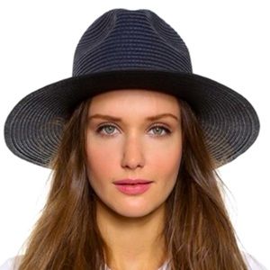 Madewell Black Straw Hat
